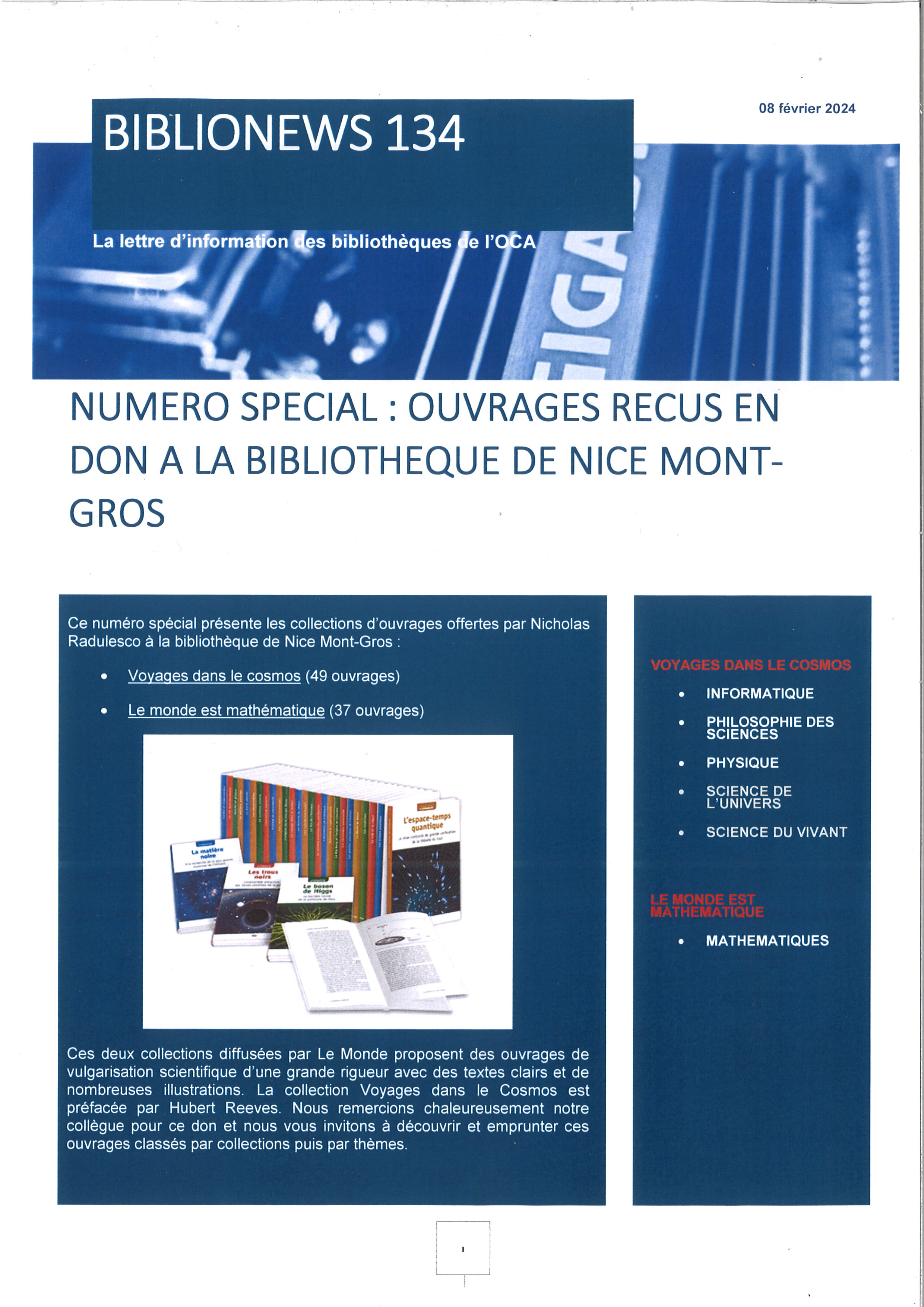 BIBLIONEWS134 2024 FR TITRE